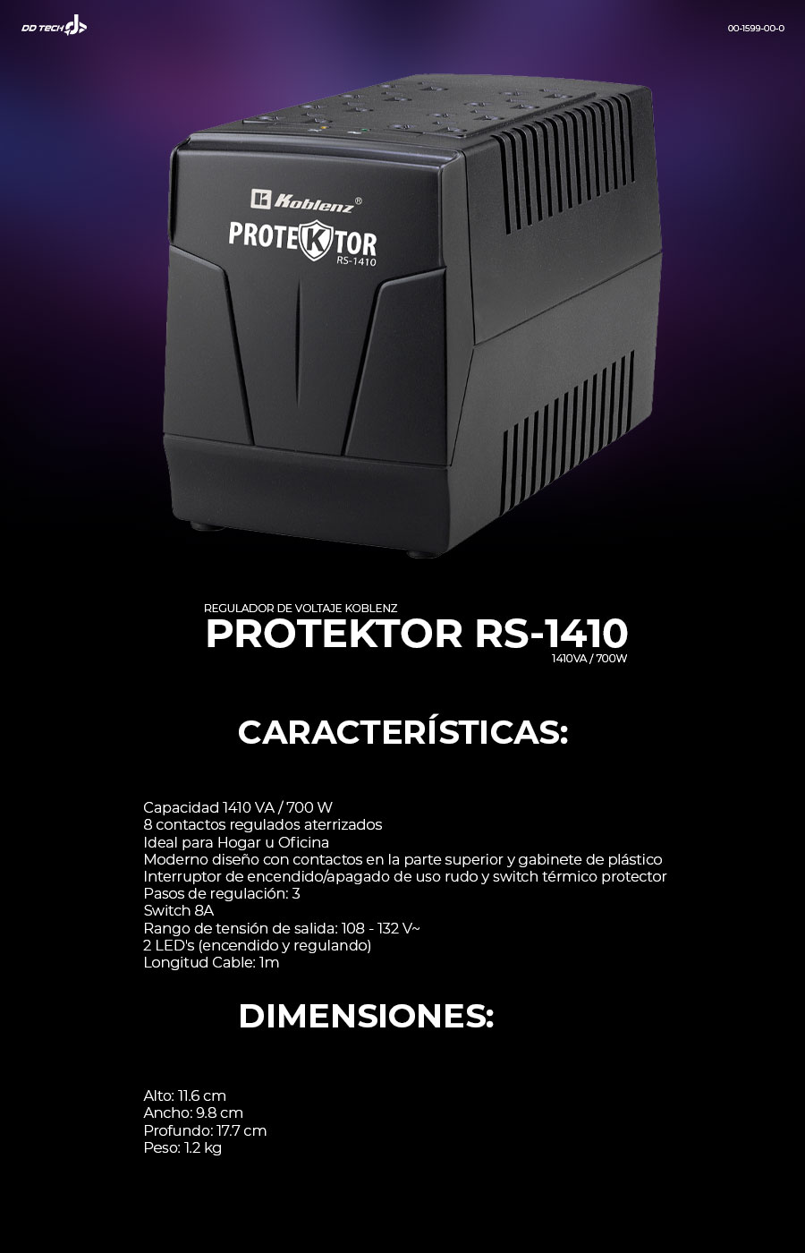 Regulador de Voltaje RS-1410