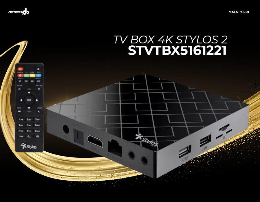 Tv Box 4k Stylos 2+16gb Stvtbx5161221