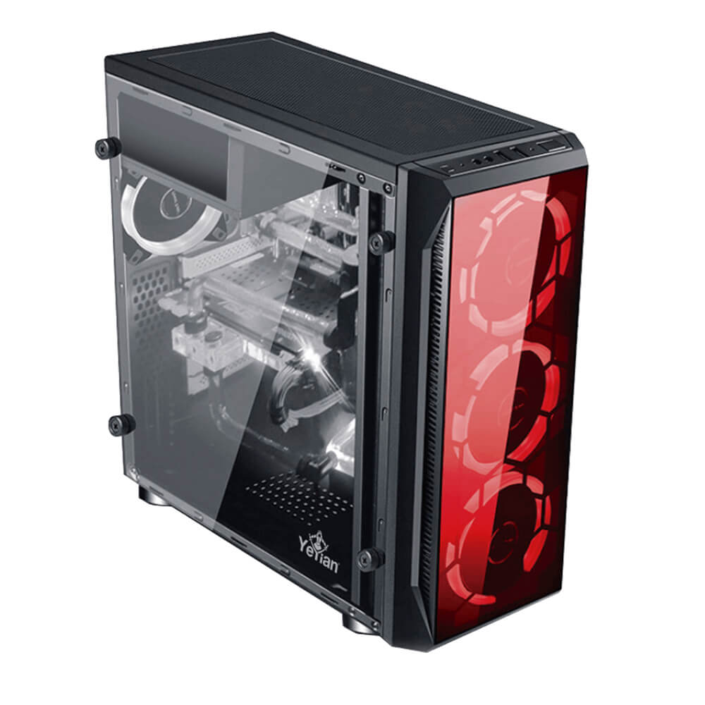 Gabinete Yeyian Mayhem 1200 / ATX / Ventana Lateral / Sin Fuente