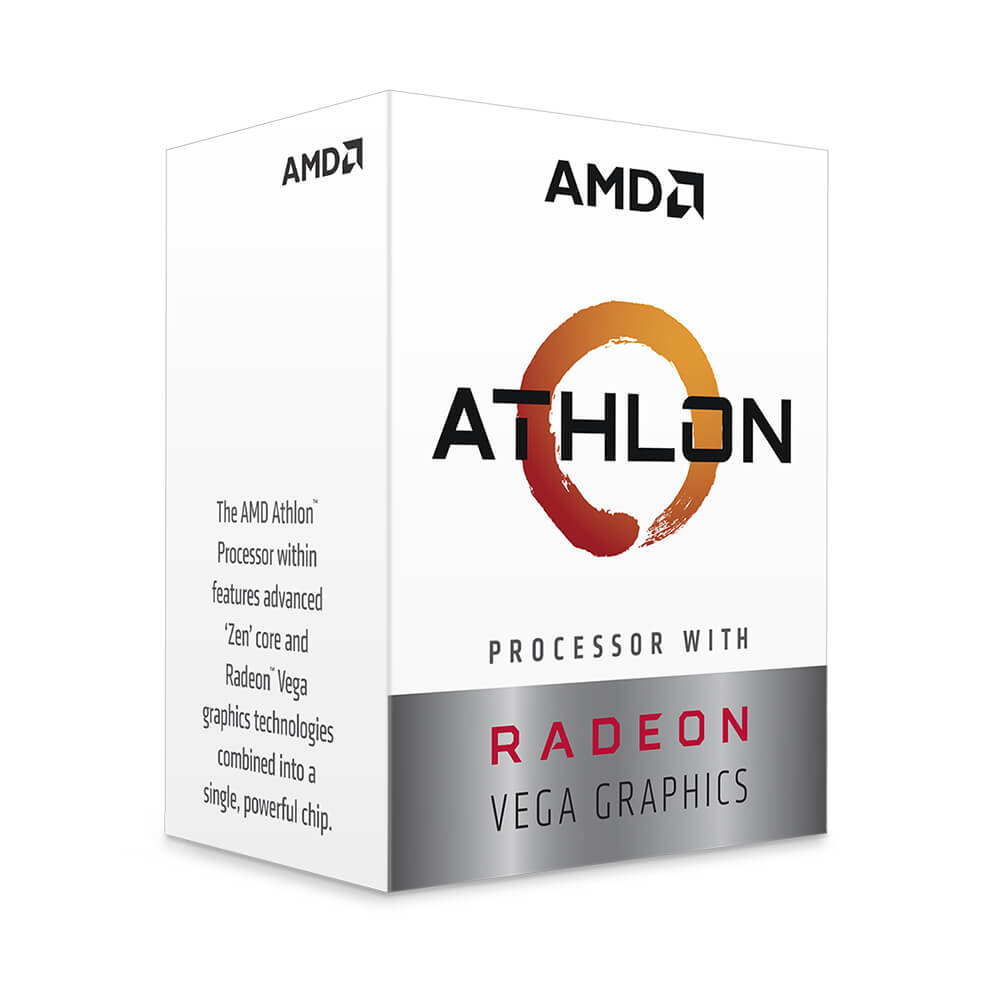 Procesador Amd Athlon 3000G Con Disipador Graphics Vega3 4Core 35Ghz 35W Socket Am4 Yd3000C6Fhsbx - AMD