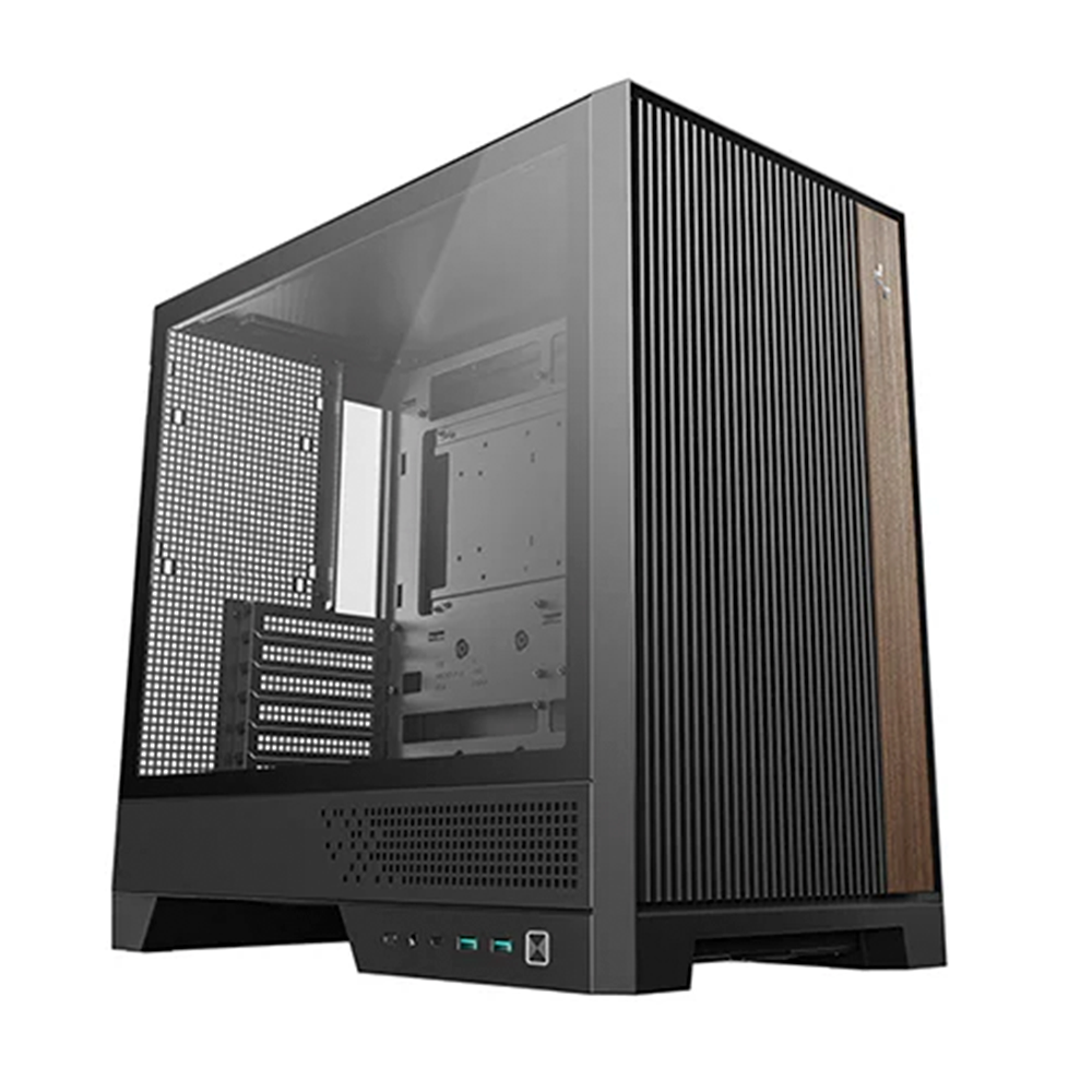 Gabinete DeepCool CL600 / Mid-Tower / High-Airflow / USB Type-C / Paneles Magnéticos / Negro / R-CL600-BKNNA2-G-1 | DD Tech