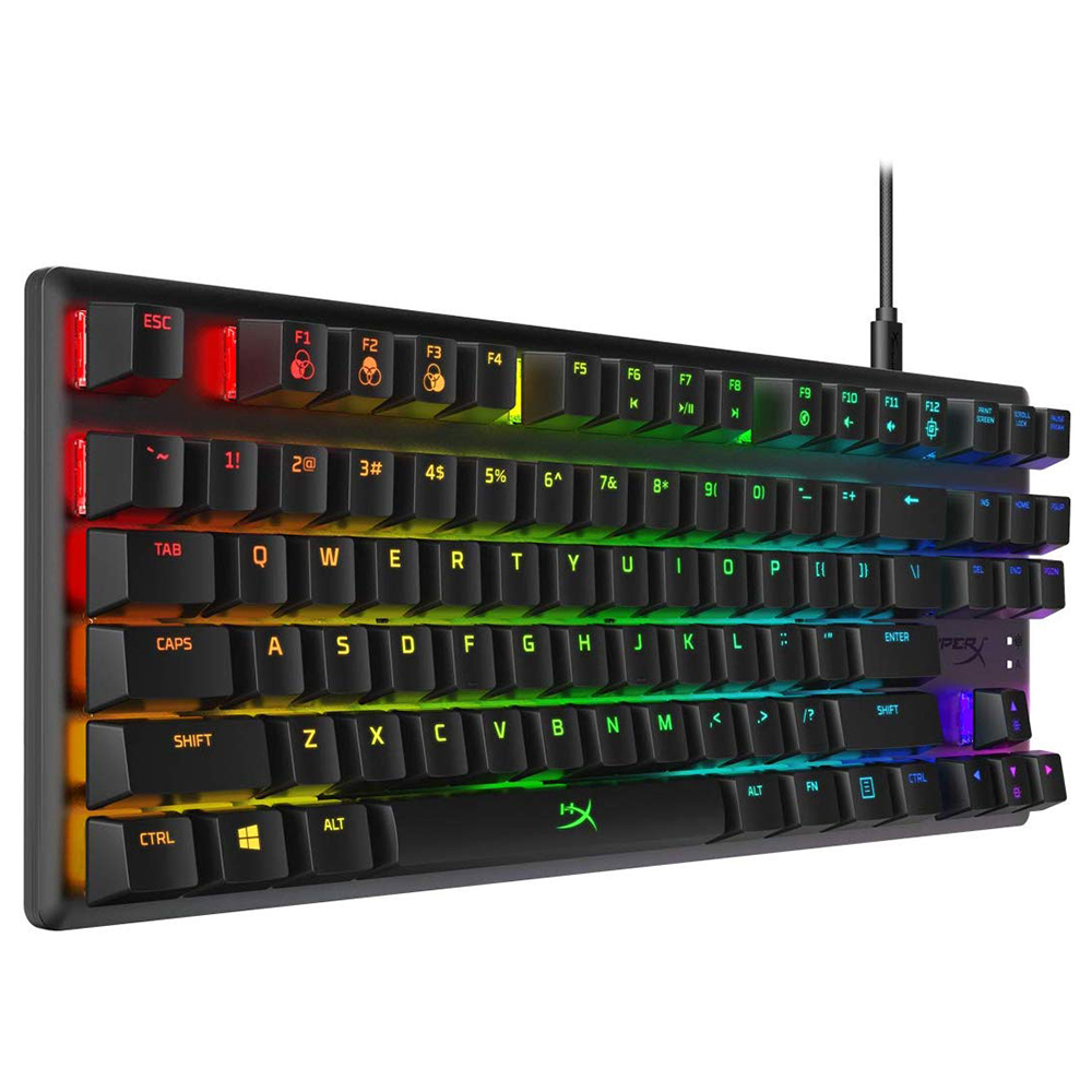 Teclado Gamer Mecanico Hyper X Alloy Origins Core Rgb Switch Red Ingles Teclas Dedicadas