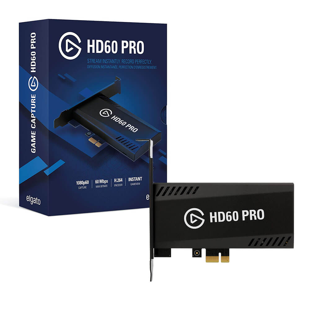 Tarjeta Capturadora elgato by Corsair HD60 PRO / PCI-e / PC Stream -  1GC109901002