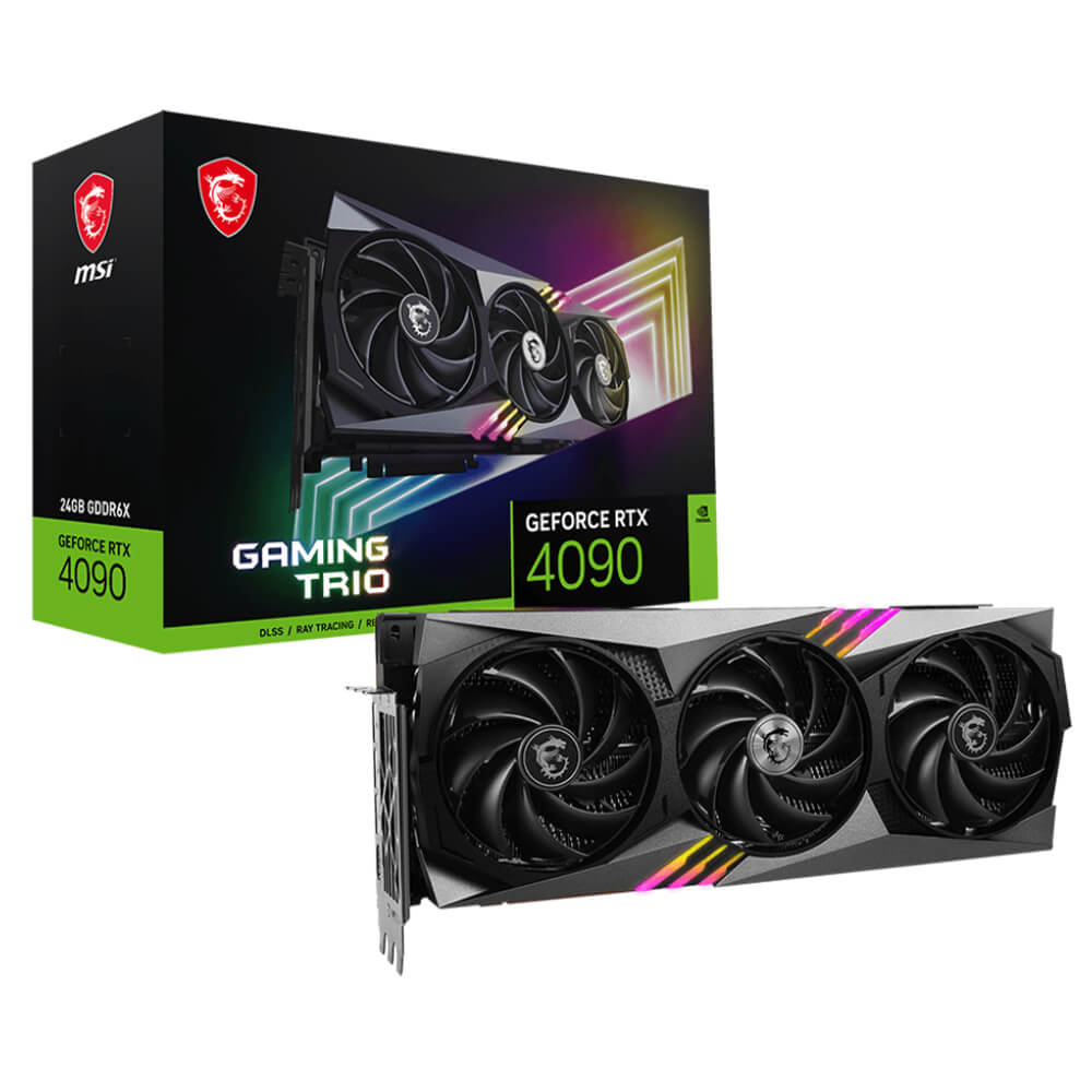 Tarjeta De Video Nvidia GeForce RTX 4090 MSI GAMING TRIO 24GB Tarjeta De Video Nvidia GeForce RTX 4090 MSI GAMING TRIO 24GB