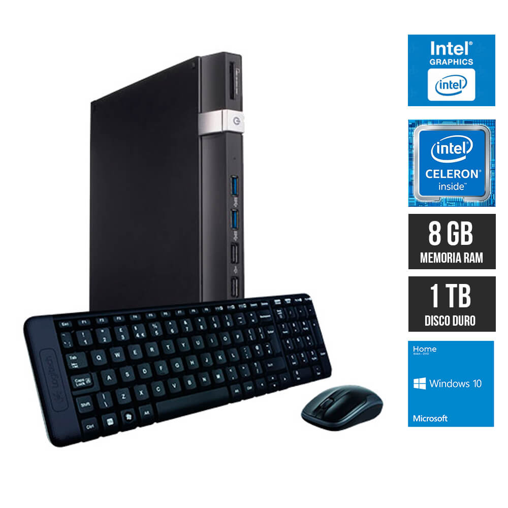 Computadora / Intel E410 / 8GB RAM / 1TB Disco duro / Mini PC Asus