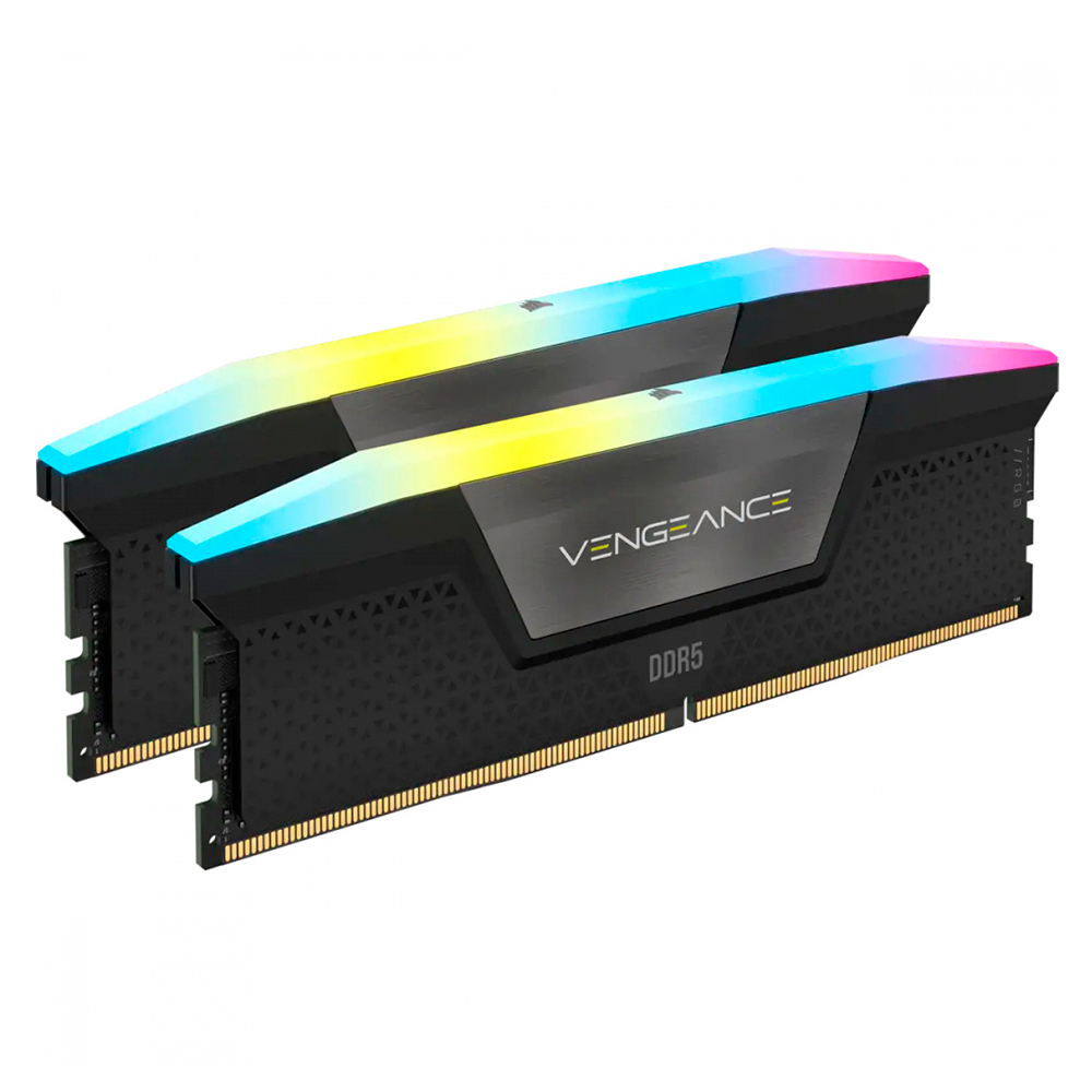 MEMORIA RAM CORSAIR DIMM VENGEANCE RGB DDR5 7000MHZ 32GB KIT 2X16GB C40 CMH32GX5M2B7000C40 - CORSAIR