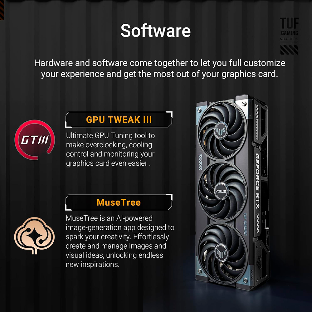 Tarjeta de Video ASUS TUF NVIDIA GeForce RTX 5070 Ti 16GB OC Edition ...