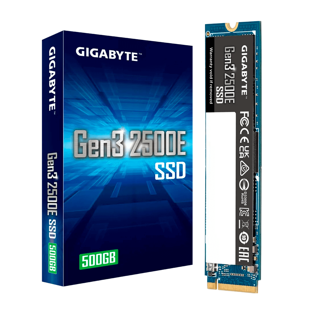 SSD Gigabyte NVMe Gen3 2500E 500GB PCI Express 3 0 M 2 