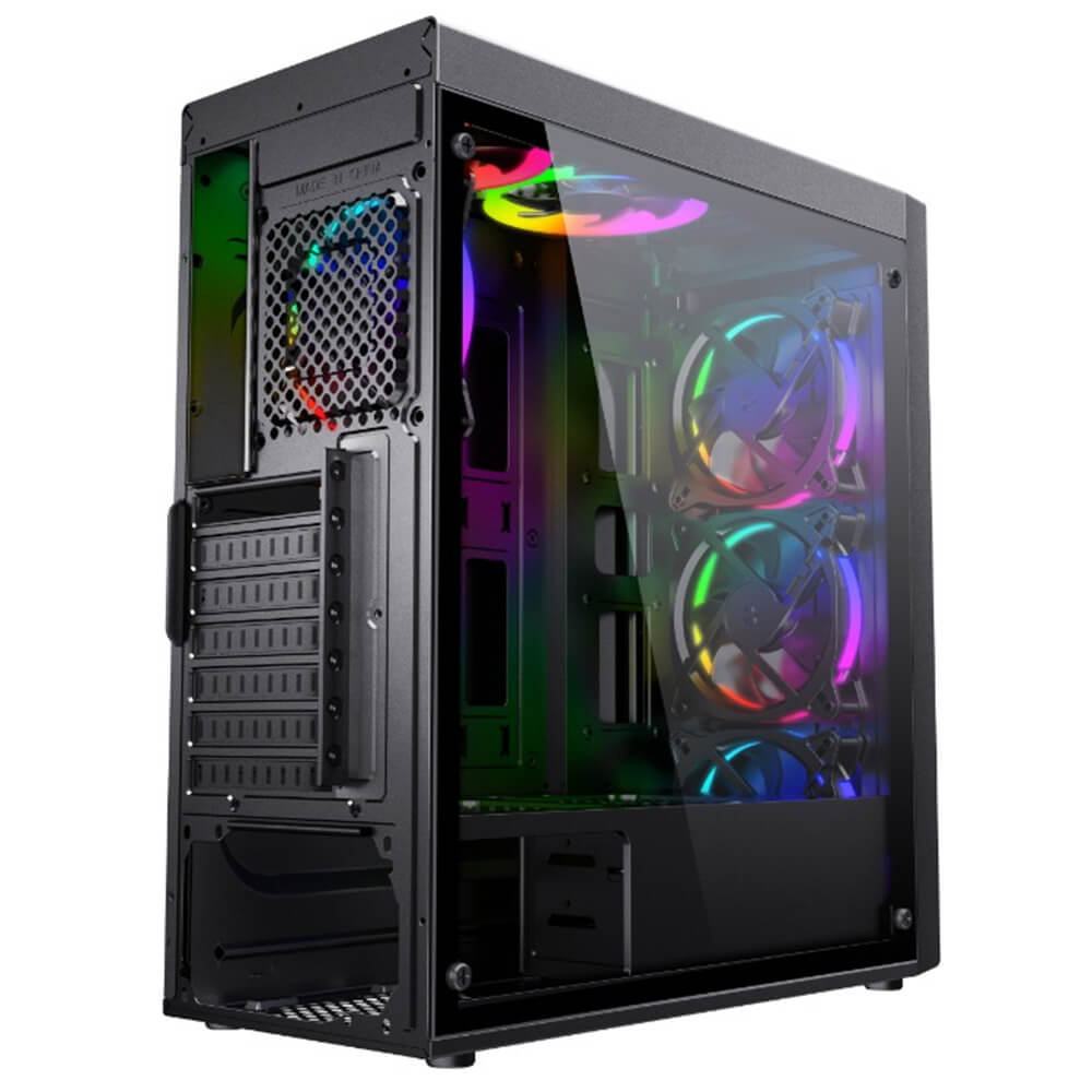Gabinete Jaguar Warrior Lightning / Ventana lateral / ATX / Micro ATX