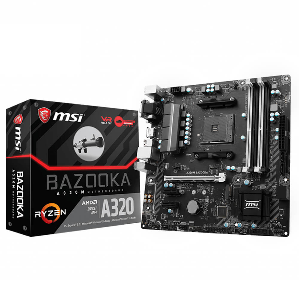 Msi a320m bazooka какие процессоры поддерживает