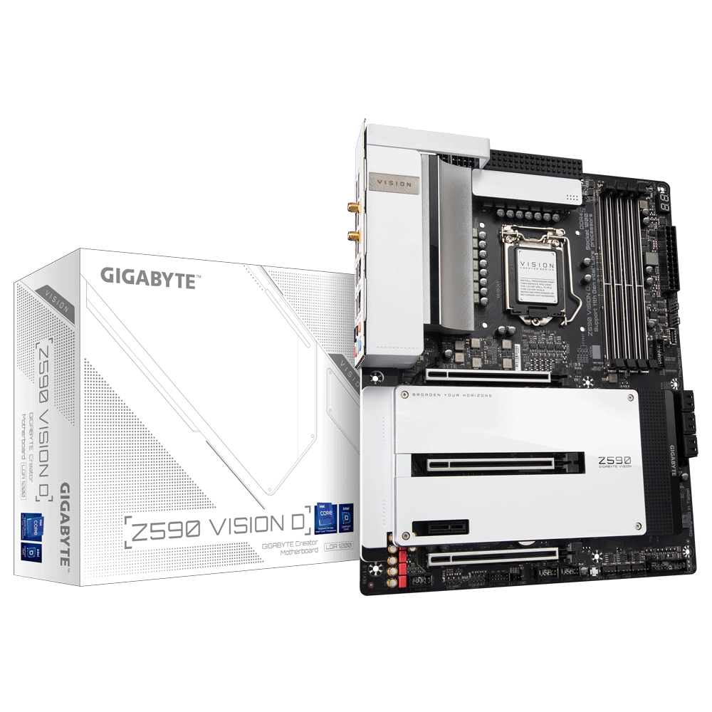 Gigabyte z590 vision d обзор