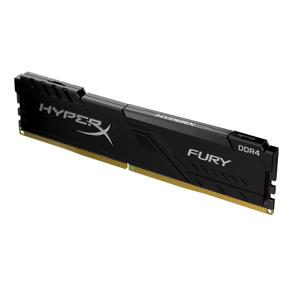 Memoria RAM DDR4 16GB 3200MHz Kingston HyperX Fury 1 Modulo Negro 