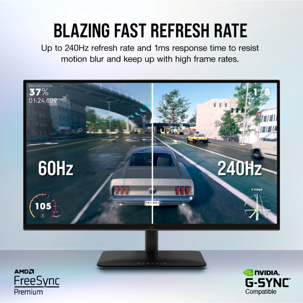 Monitor Gamer BenQ EX2710S LED 27 / Full HD / 165Hz / FreeSync, / HDMI /  Bocinas Integradas (2 x 2.5W) / Negro / 9H.LKFLA.TBL