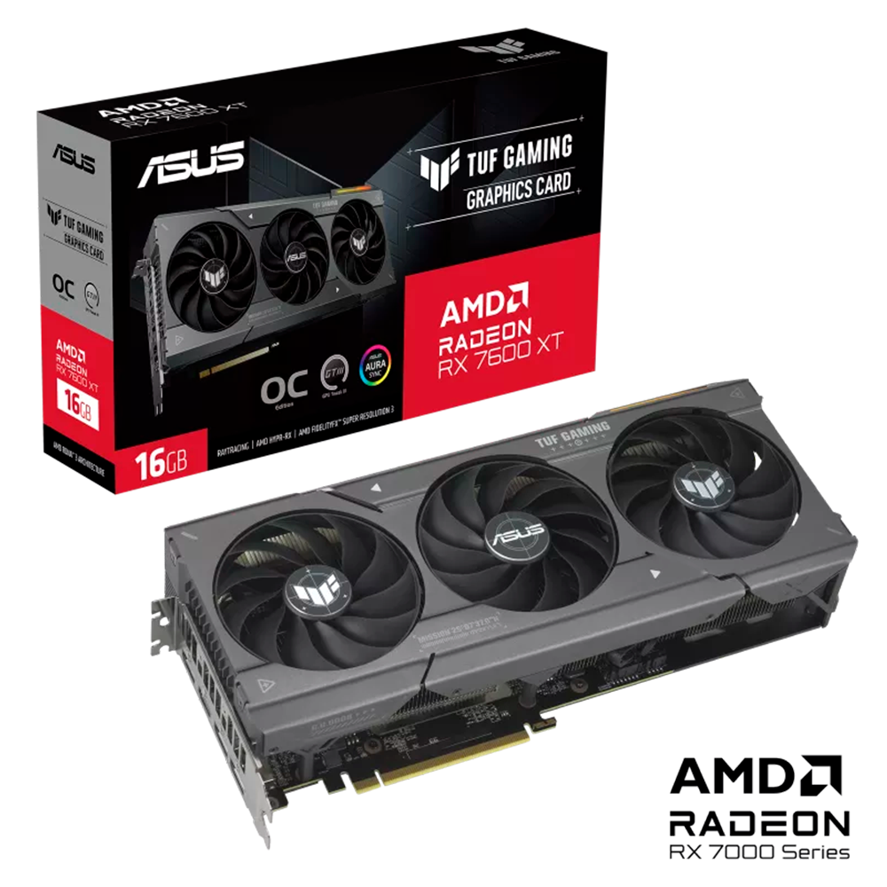 ASUS DUAL AMD Radeon RX 7600 V2 OC Edition Scheda Grafica 8GB GDDR6 128-bit 18 Gbps PCIe 4.0 Con GPU Tweak III