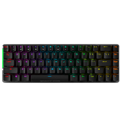 Teclado Gamer ASUS M601 ROG Falchion NX M601 / RGB / 65% / Teclado Mecánico / Switch Blue / Inalámbrico / Negro / Inglés / M601 ROG FALCHION NX/NXBL/US/ TECLADASUS/ SEMANA GAMER