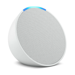 Amazon Echo Pop / Bocina inteligente y compacta con sonido definido y Alexa / Glacier White / C2H4R9