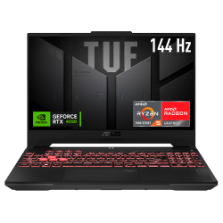 Laptop Gamer ASUS Laptop TUF Gaming A15 / FA507NU-LP101W / AMD Ryzen 5 7535HS / NVIDIA GeForce RTX 4050 / 144Hz / 8GB RAM / 512GB SSD / Windows 11 / FA507NU-LP134W