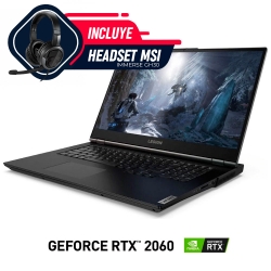Laptop Gamer Lenovo Legion 5 GeForce RTX 2060 GDDR6 / AMD RYZEN 5 4600H / 8GB RAM DDR4 / 1TB HDD + 128GB SSD / 15.6 FHD / Windows 10 Home / 15ARH05H / 82B1002SLM 942029B / GRATIS HEADSET MSI IMMERSE GH30