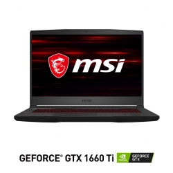 Laptop Gamer MSI GeForce GTX 1660 Ti GDDR6 4GB / INTEL CORE i7-10750H / 8GB RAM DDR4 / 512GB PCIe SSD / 15.6 FHD IPS-Level / Windows 10 Home / GF65 THIN 10SDR-659MX