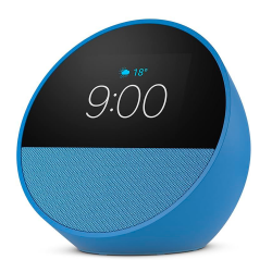 Amazon Echo Spot / Despertador inteligente con sonido vibrante y Alexa / Ocean Blue / BV84J9