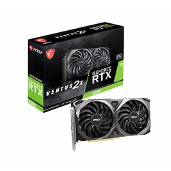 Tarjeta de Video Nvidia GeForce RTX 3060 / MSI Ventus 2X OC 12GB LHR / 912-V397-022 / 3 AÑOS DE GARANTIA NACIONAL