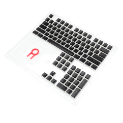 Set de Keycaps Para Teclado Mecanico Redragon Scarab A130 / 105 Teclas / Color Negro / A130 BLACK