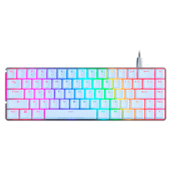 Teclado Gamer ASUS ROG Falchion Ace RGB / Teclado Mecánico / Switch ROG NX Brown / Alámbrico / Blanco / M602 FALCHION ACE/NXBN/WHT/US/PBT / TECLADASUS/ SEMANA GAMER