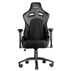 Silla Deportiva Kultec Gaming GT Series / Vini-Piel Tricapa / Foam compuesto v3 / Vinil Diseño Fibra de Carbono / Negro - Blanco KLTG-040100
