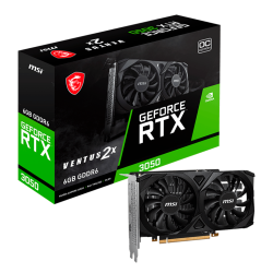 Tarjeta de Video MSI NVIDIA GeForce RTX 3050 VENTUS 2X 6GB / 6GB / 96-bit / DDR6 / PCI Express 4.0 / 912-V812-060