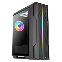Gabinete AEROCOOL Splinter Duo ARGB / ATX / Cristal Templado / USB 3.0x2 /