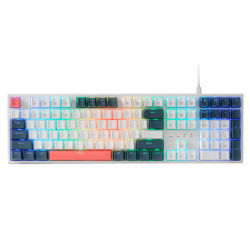 Teclado Alámbrico Mecánico Redragon Trundle K668 / Hot Swap / Full Size / 108 Teclas / Switches Red / RGB  / K668WBO-RGB