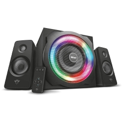 Bocinas 2.1 Trust Gaming GXT 629 TYTAN RGB / Incluye control inalámbrico / 22944 /