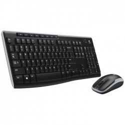 Kit de Teclado y Mouse Inalambrico Multimedia Logitech MK270
