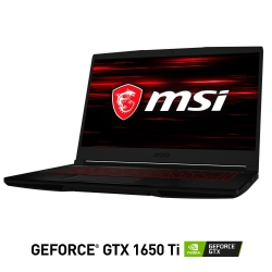 Laptop Gamer MSI GeForce GTX 1650 Ti MAX Q GDDR6 4GB / INTEL CORE i7-9750H / 8GB RAM DDR4 / 256GB PCIe SSD + 1TB HDD SATA / 15.6 FHD IPS-Level 120Hz / Windows 10 Home Advanced / GF63 THIN 9SCSR-094MX